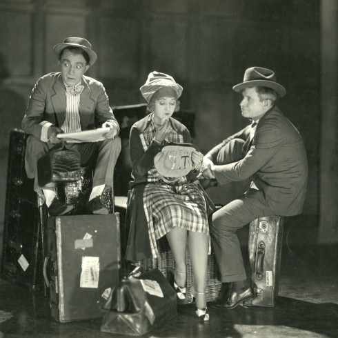 Unknown Actor with Dorothy Gish and Will Rogers © 2021 James Abbe Archive