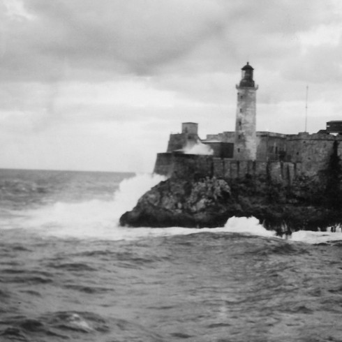 The view of Morro Castle in Havana, as Abbe entered the harbor for "a journalistic sojourn," in 1929 © James Abbe Archive 2021