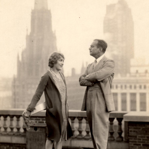 Mary Pickford & Douglas Fairbanks © 2021 James Abbe Archive